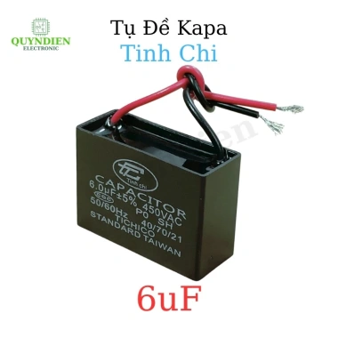 Tụ Quạt 6uF 450V - Thay Thế Quạt, Máy Bơm, Điều Hòa Quỳnh Diễn 19.788đ