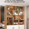 Tủ rượu phòng khách Decoman D80 kệ vang và sách đa ngăn, hiện đại, 1.654.000 VND 2