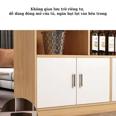Tủ rượu phòng khách Decoman D80 kệ vang và sách đa ngăn, hiện đại, 1.654.000 VND 6 Tủ rượu phòng khách Decoman D80 kệ vang và sách đa ngăn, hiện đại, 1.654.000 VND 6