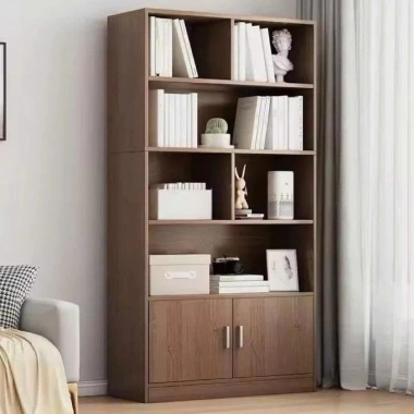 Tủ sách gỗ chữ U B68 - Nhiều tầng, ngăn chống mối mọt, giá sách MDF, giảm 360k