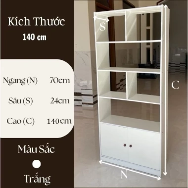 Tủ sách gỗ chữ U B68 - Nhiều tầng, ngăn chống mối mọt, giá sách MDF, giảm 360k 7 Tủ sách gỗ chữ U B68 - Nhiều tầng, ngăn chống mối mọt, giá sách MDF, giảm 360k 7