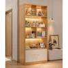 Tủ sách gỗ chữ U B68 - Nhiều tầng, ngăn chống mối mọt, giá sách MDF, giảm 360k 8