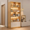 Tủ sách gỗ chữ U B68 - Nhiều tầng, ngăn chống mối mọt, giá sách MDF, giảm 360k 10
