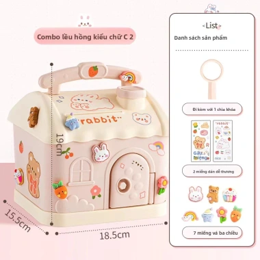 Tủ Tiết Kiệm Trẻ 3-8 tuổi Đẹp INS An Toàn QCVN 3:2.019 Quà Tết 2.025 - Shopee Preferred 92k 2