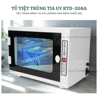 Tủ Tiệt Trùng Đa Năng RTD 208A - Công Nghệ UVC LED, Sấy UV 608, Giá 600.000₫