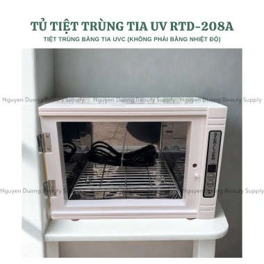 Tủ Tiệt Trùng Đa Năng RTD 208A - Công Nghệ UVC LED, Sấy UV 608, Giá 600.000₫