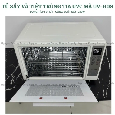 Tủ Tiệt Trùng Đa Năng RTD 208A - Công Nghệ UVC LED, Sấy UV 608, Giá 600.000₫