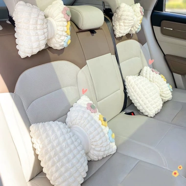 Tựa Đầu Ô Tô Cổ Hoa Sang Trọng - Đệm Đa Năng Thắt Lưng và Gối Hỗ Trợ, Giá 119.880đ