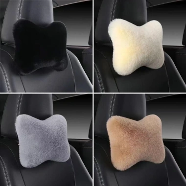 Tựa đầu ô tô CONOPERY: Gối tựa cổ ấm áp, gối thắt lưng đa năng bền bỉ cho mùa đông, giảm giá 17% 4