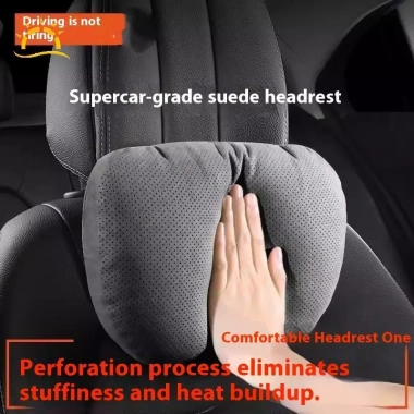 Tựa Đầu Ô Tô Ne Đệm Mềm Đa Năng S Class - Điều Chỉnh Độ Cao, Hỗ Trợ Cổ, Giá 121k 2