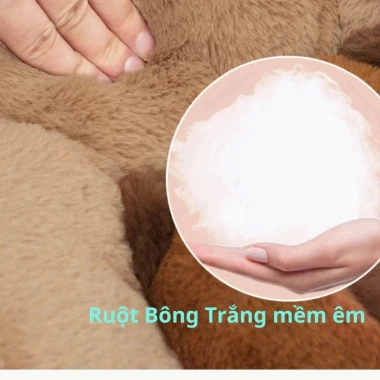 Tựa Đầu Tựa Ghế Capybara - Thiết Kế Độc Đáo, Giá Gốc 72.570đ Giảm còn 59.000đ 2