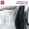 Tựa lưng ghế công thái học Deli - chống còng mỏi lưng, thoáng khí ABS cho mọi ghế, phù hợp dân văn phòng 2