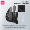Tựa lưng ghế công thái học Deli - chống còng mỏi lưng, thoáng khí ABS cho mọi ghế, phù hợp dân văn phòng 4