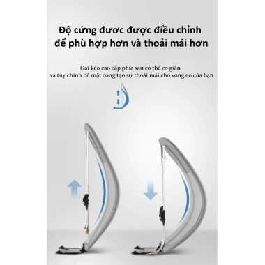 Tựa lưng ghế ô tô CICDO - Đệm công thái học giảm đau lưng, dùng cho xe hơi & văn phòng, giá 399.000₫