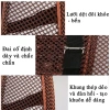 Tựa Lưng Lưới Đan Hạt Gỗ XCHAT Cho Ô tô và Văn Phòng - Chống Mỏi Lưng, Bảo Vệ Cột Sống, Giá 129k 8