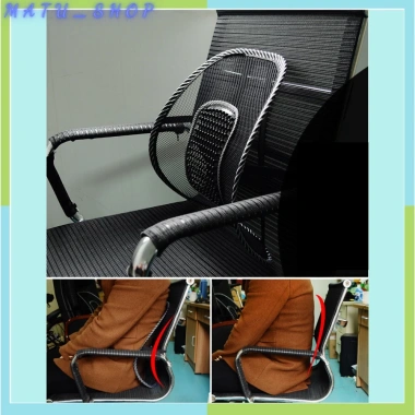 Tựa lưng ô tô, ghế văn phòng massage, chống mỏi lưng, bảo vệ cột sống - 53.250₫ 4