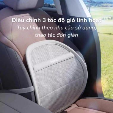 Tựa lưng ôtô Anjuny đệm tựa lưng công thái học giảm đau, phù hợp mọi ghế, 269.000đ 4