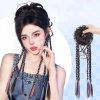 Tua Rua Lông Tơ Xoăn - Tóc Giả Xoắn Bện Hoa Bud Đuôi Ngựa Dài, Giảm còn 65.450₫ 2