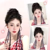Tua Rua Lông Tơ Xoăn - Tóc Giả Xoắn Bện Hoa Bud Đuôi Ngựa Dài, Giảm còn 65.450₫ 5
