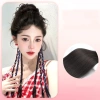 Tua Rua Lông Tơ Xoăn - Tóc Giả Xoắn Bện Hoa Bud Đuôi Ngựa Dài, Giảm còn 65.450₫ 8