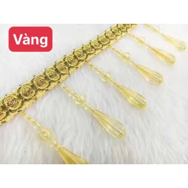 Tua Rua May Rèm Đa Dạng - Tua Trang Trí Ren Hạt, Giá Giảm 200.000₫ (Giá Gốc 246.000₫)