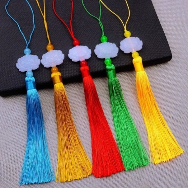Tua rua ngọc bội hoa sen 22cm handmade - Đẹp đa màu, giá chỉ 20.000₫ 7 Tua rua ngọc bội hoa sen 22cm handmade - Đẹp đa màu, giá chỉ 20.000₫ 7