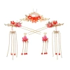 Tua Rua Nhựa HARRIETTLO Kẹp Tóc Cưới Hoa Bông, Trang Sức Dangling Hanfu 7