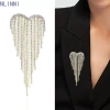 Tua Rua Trâm Cài Pin Trái Tim Kim Cương Giả Sáng Bóng - Phụ Kiện Thời Trang Nữ