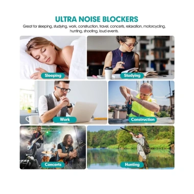Túi 1 Đôi Nút Tai Chống Ồn - Thiết Kế Nhẹ, Tiện Lợi, Giá Chỉ 16.000₫ Giảm Sốc