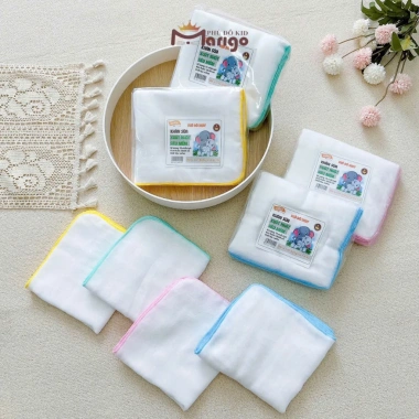 Túi 10 Cái Khăn Sữa Marigo Phú Đô 100% Cotton Mềm Mịn An Toàn cho Da Sơ Sinh - 85.500₫