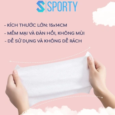 Túi 10 khăn giấy ướt SPORTY PS5 - Nhỏ gọn, an toàn cho trẻ em và người lớn, dày dặn, đóng gói chắc chắn, chỉ 8.000 VND 3 Túi 10 khăn giấy ướt SPORTY PS5 - Nhỏ gọn, an toàn cho trẻ em và người lớn, dày dặn, đóng gói chắc chắn, chỉ 8.000 VND 3