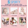 Túi 10 khăn giấy ướt SPORTY PS5 - Nhỏ gọn, an toàn cho trẻ em và người lớn, dày dặn, đóng gói chắc chắn, chỉ 8.000 VND 7