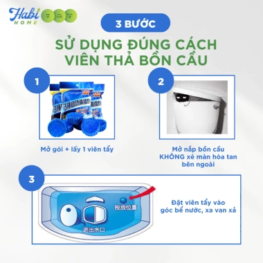 Túi 10 viên khử mùi tẩy bồn cầu 2X - Diệt khuẩn, tẩy sạch vết bám, giá 5.610₫ 2 Túi 10 viên khử mùi tẩy bồn cầu 2X - Diệt khuẩn, tẩy sạch vết bám, giá 5.610₫ 2
