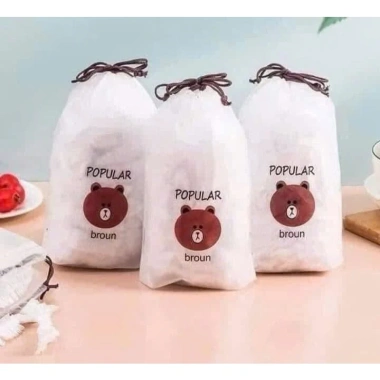 Túi 100 Cái Màng Bọc Thực Phẩm Suốt Có Bo Chun - Ngăn Ruồi Muỗi, Giá 12.000 VND