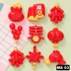 Túi 100 Charm + Sticker Tết Miwy - Năm Mới DIY Trang Trí, Dép Sục Giá 35.000 4
