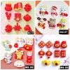 Túi 100 Charm + Sticker Tết Miwy - Năm Mới DIY Trang Trí, Dép Sục Giá 35.000 10
