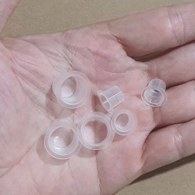 Túi 100 chum nhựa to nhỏ - Đựng mực xăm, keo móng, nối mi tiện lợi, tiết kiệm 15k