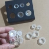 Túi 100 chum nhựa to nhỏ - Đựng mực xăm, keo móng, nối mi tiện lợi, tiết kiệm 15k 5