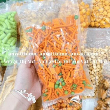 Túi 100G Snack ăn vặt tổng hợp - Bánh quẩy sấy giòn, Bim Bim đa dạng, Giá 14.693 VND 8 Túi 100G Snack ăn vặt tổng hợp - Bánh quẩy sấy giòn, Bim Bim đa dạng, Giá 14.693 VND 8