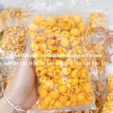 Túi 100G Snack ăn vặt tổng hợp - Bánh quẩy sấy giòn, Bim Bim đa dạng, Giá 14.693 VND 9 Túi 100G Snack ăn vặt tổng hợp - Bánh quẩy sấy giòn, Bim Bim đa dạng, Giá 14.693 VND 9