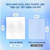 Túi 10/5 Khăn Ướt Mini TOPGIA Không Mùi - Gói Nhỏ Gọn Tiện Lợi Cho Bé Đi Học và Chơi, 14.000đ 2