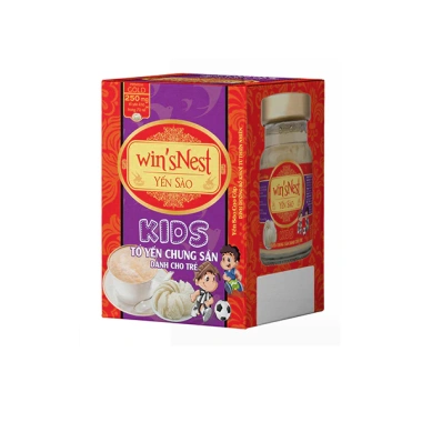 Túi 12 lọ Yến sào Win'sNest Kids 20% tổ yến chưng sẵn 70ml cho trẻ em 2
