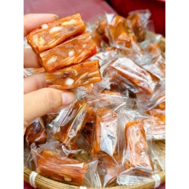 Túi 1Kg Kẹo Chuối Mãng Cầu Xiêm Dừa Non Thơm Ngon - Giá Tết 160.000₫