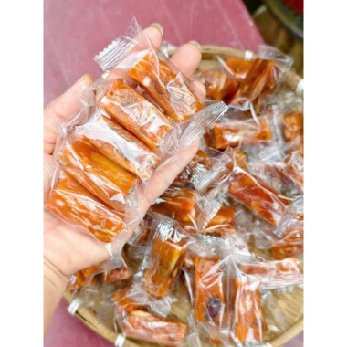 Túi 1Kg Kẹo Chuối Mãng Cầu Xiêm Dừa Non Thơm Ngon - Giá Tết 160.000₫