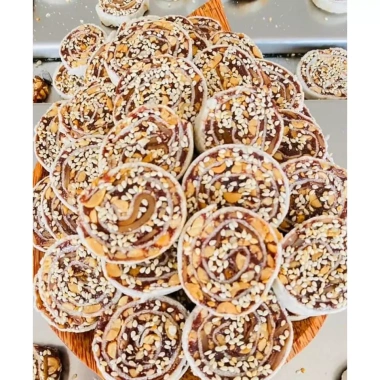 Túi 1Kg Kẹo Chuối Tươi Cuộn Đậu Gừng Thơm Ngon Đặc Sản Bến Tre Giá 75.000₫