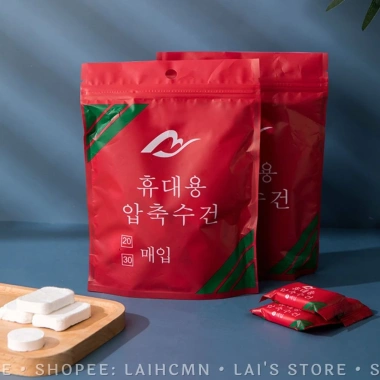 Túi 20 khăn giấy nén du lịch dạng viên kẹo 100% bột gỗ tự nhiên, cực nhỏ gọn, nhẹ, tiện lợi, thân thiện da - chỉ 22.000₫ 4 Túi 20 khăn giấy nén du lịch dạng viên kẹo 100% bột gỗ tự nhiên, cực nhỏ gọn, nhẹ, tiện lợi, thân thiện da - chỉ 22.000₫ 4