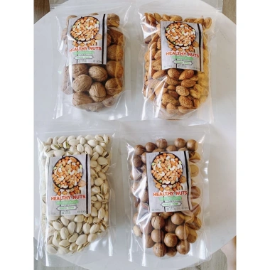 Túi 250g Hạt Ngon: Dẻ Cười, Mắc Ca, Hạnh Nhân, Óc Chó Vàng Đỏ - Biếu Tặng 54.900₫