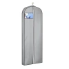 Túi 3 chiều bảo quản áo vest, áo đầm, khóa kéo treo tủ, màu xám, cửa sổ nhựa trong 60x10x165cm, chỉ 99.000đ 3