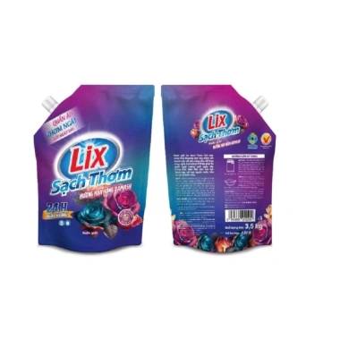 Túi 3.2kg Nước Giặt Xả Lix Sạch Thơm Ngàn Hoa – Xóa Vết Bẩn, Giá 119.900₫ 4
