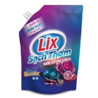 Túi 3.2kg Nước Giặt Xả Lix Sạch Thơm Ngàn Hoa – Xóa Vết Bẩn, Giá 119.900₫ 9